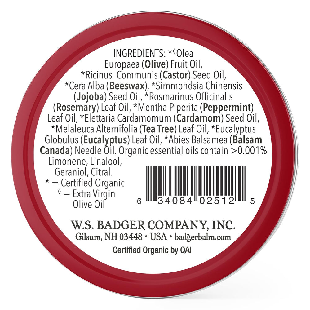 Applying Badger Foot Balm to dry heels for instant hydration.