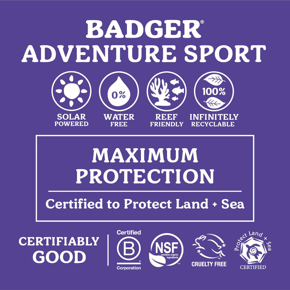 Badger unscented formula ready for sensitive skin and daily wear.