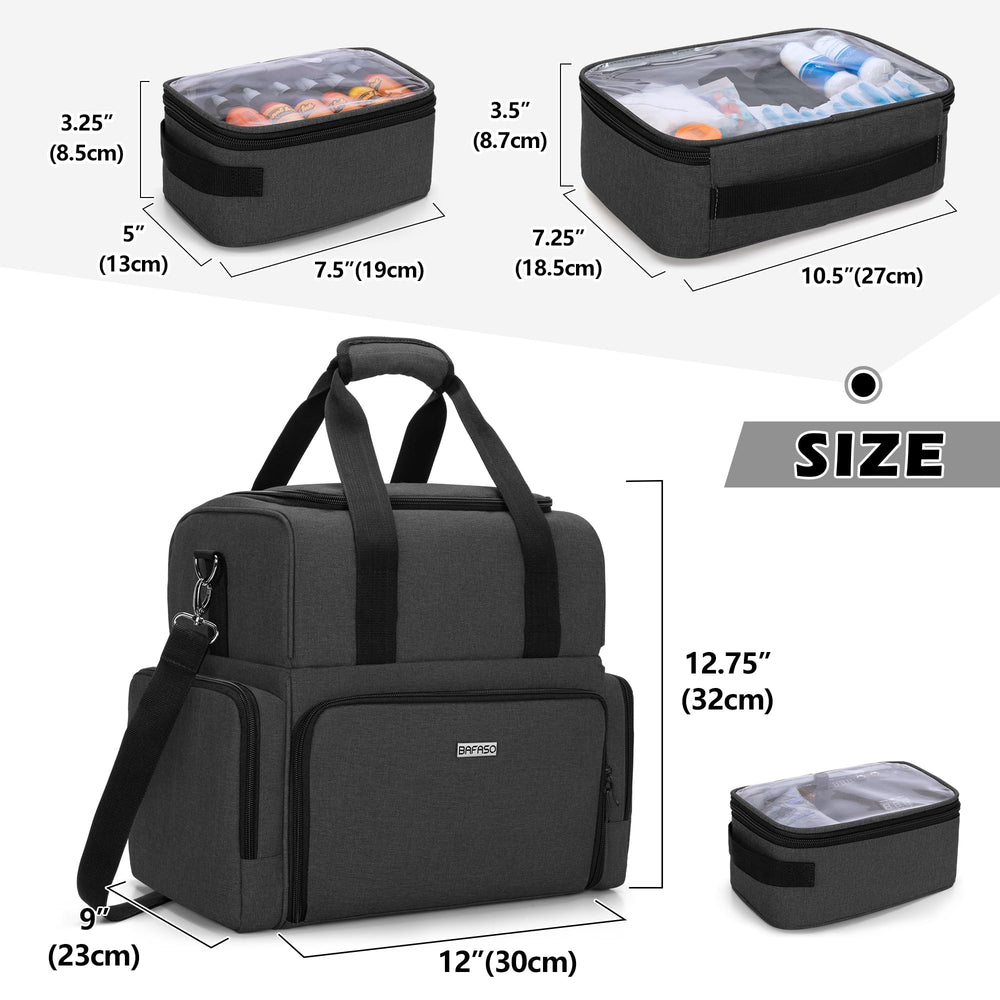 BAFASO large tattoo case dimensions help plan storage