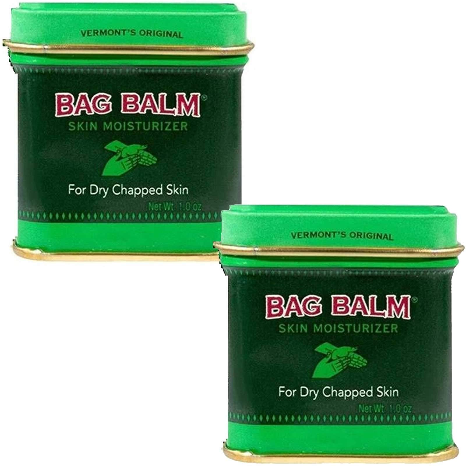 Bag Balm balsamo original en envase de 1 onza para piel seca y sensible.