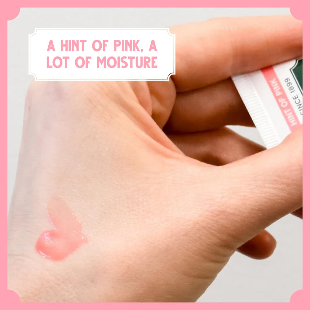 Tono rosa suave del bálsamo Bag Balm en el envase