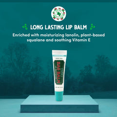 Bag Balm con vitamina E, humecta y suaviza los labios naturalmente.