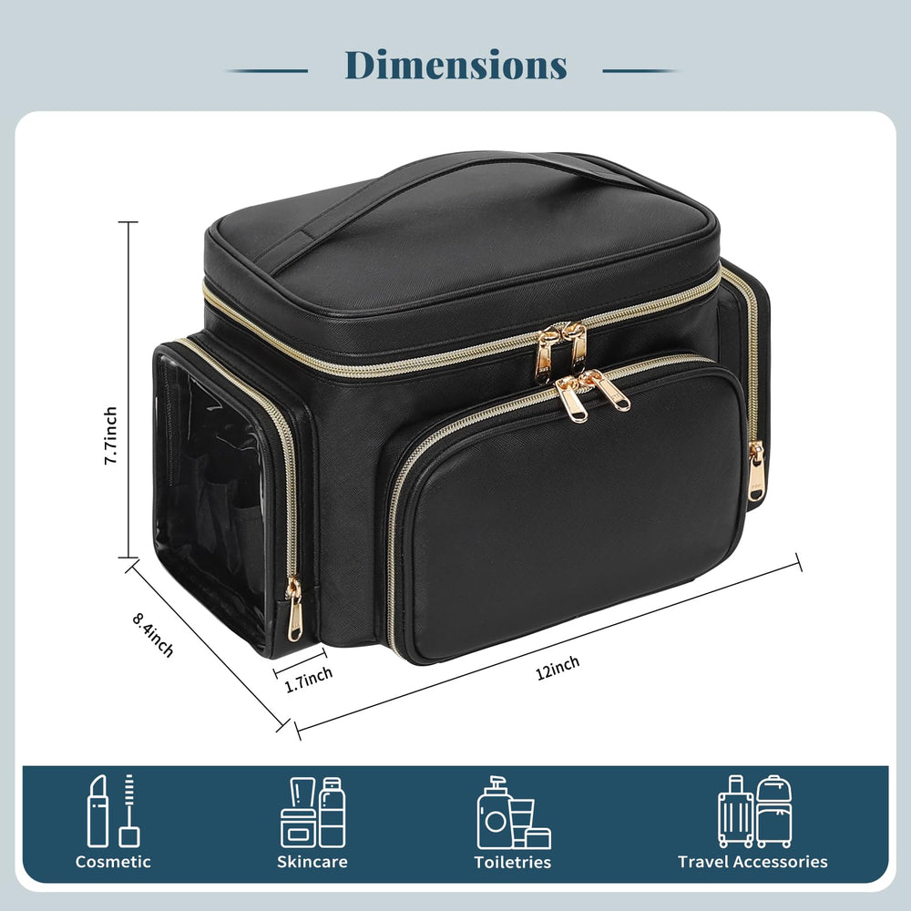 Bagmoly durable double zippers provide smooth opening and closing.