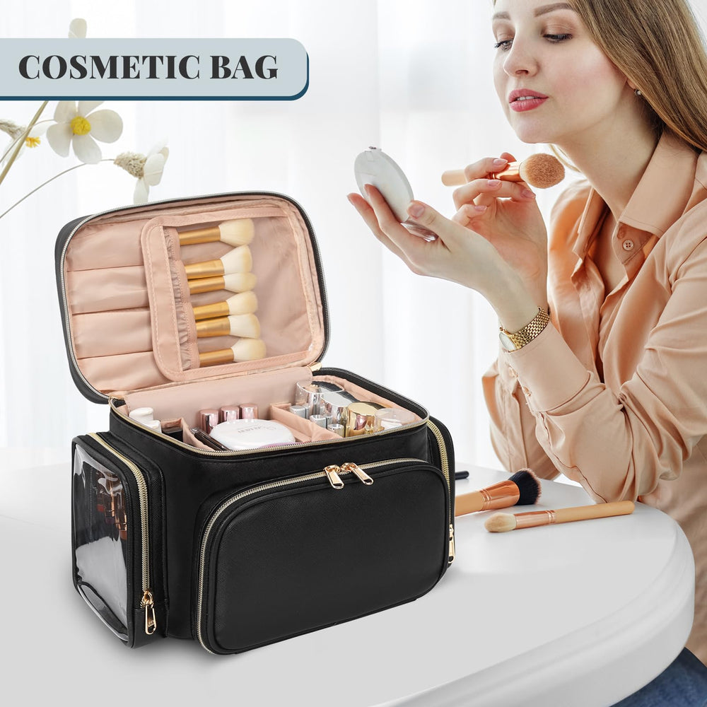 Bagmoly padded interior cushions cosmetics during transit.