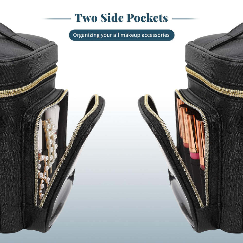Bagmoly water resistant PU leather keeps contents protected during trips.