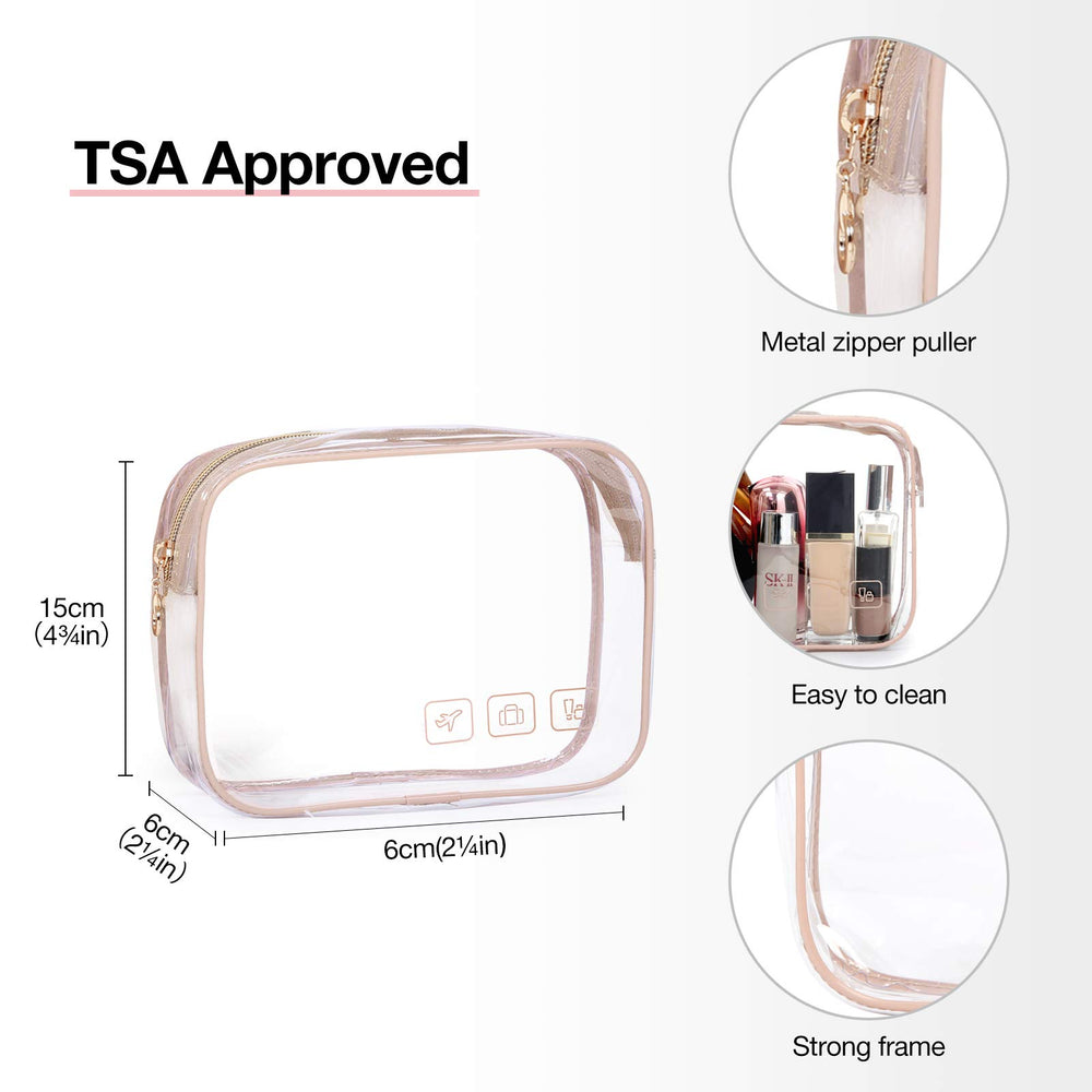 BAGSMART large rolled-open design suitable for full-sized toiletries