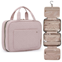BAGSMART large toiletry bag with hanging hook for organized travel