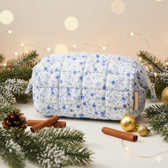 BAGSMART pouch showing three interior pockets for organized small items.