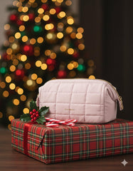 BAGSMART makeup bag side pockets secure small items during travel