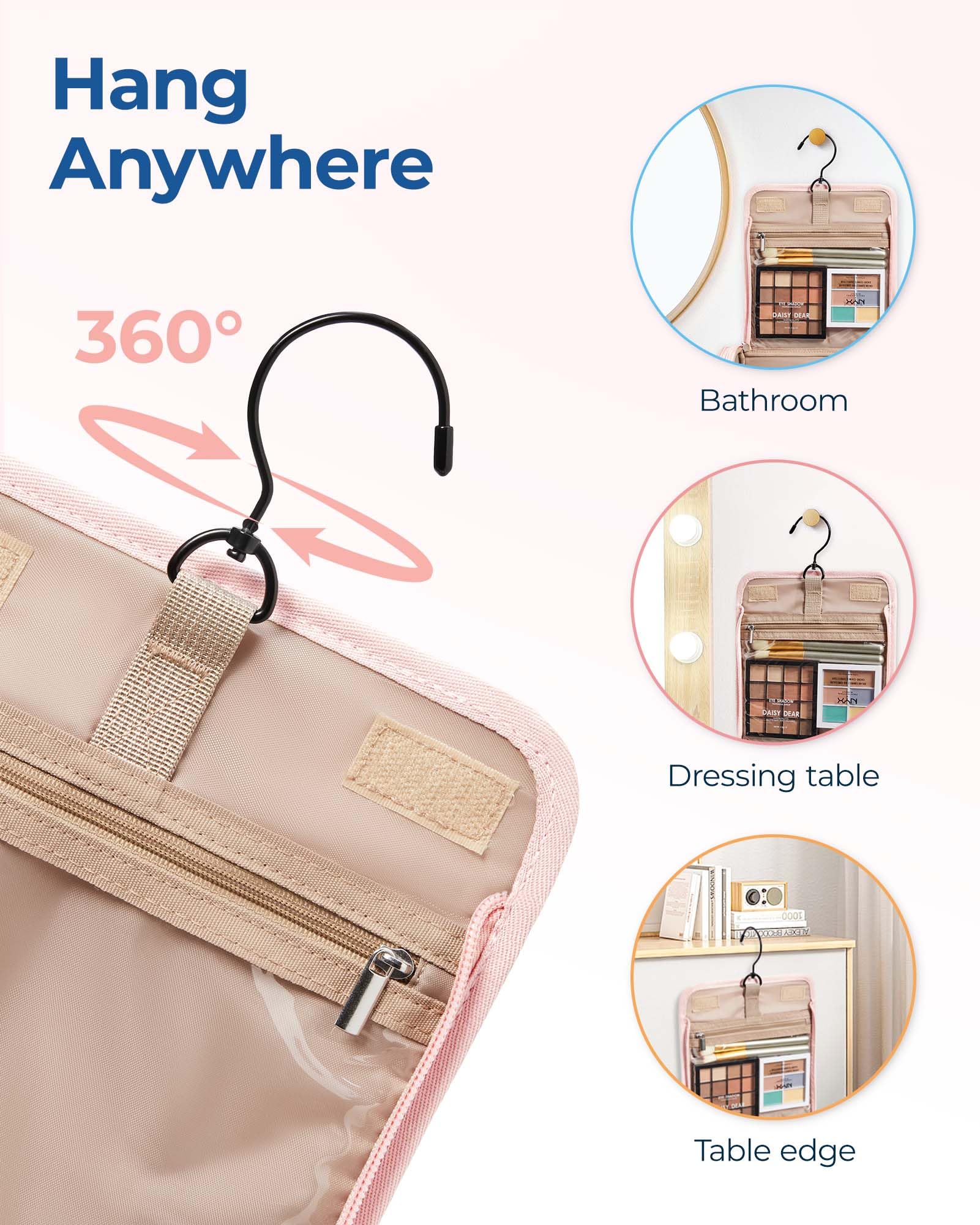 BAGSMART padded design protecting belongings during travel