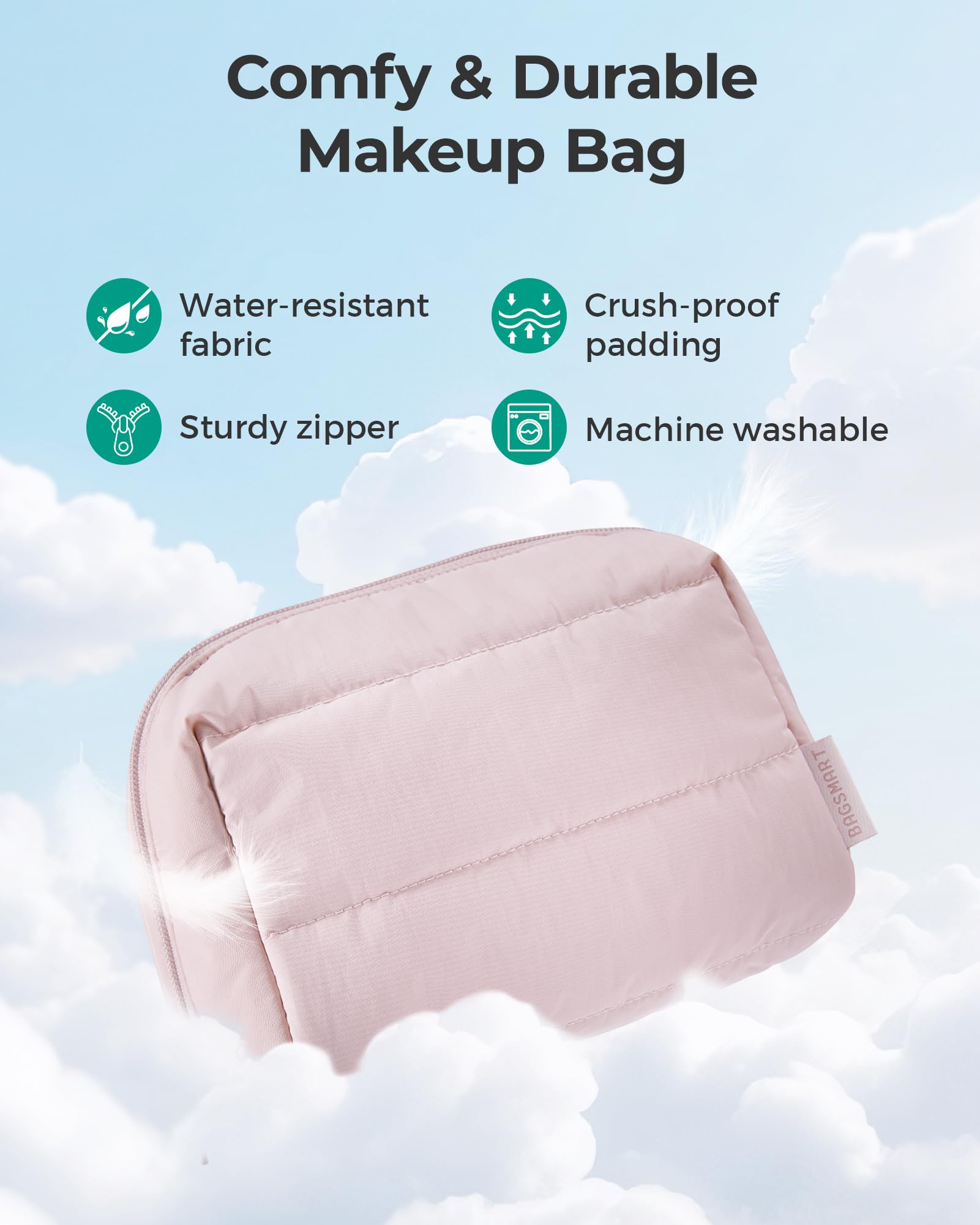 BAGSMART travel organizer supports gym to travel routines and daily use