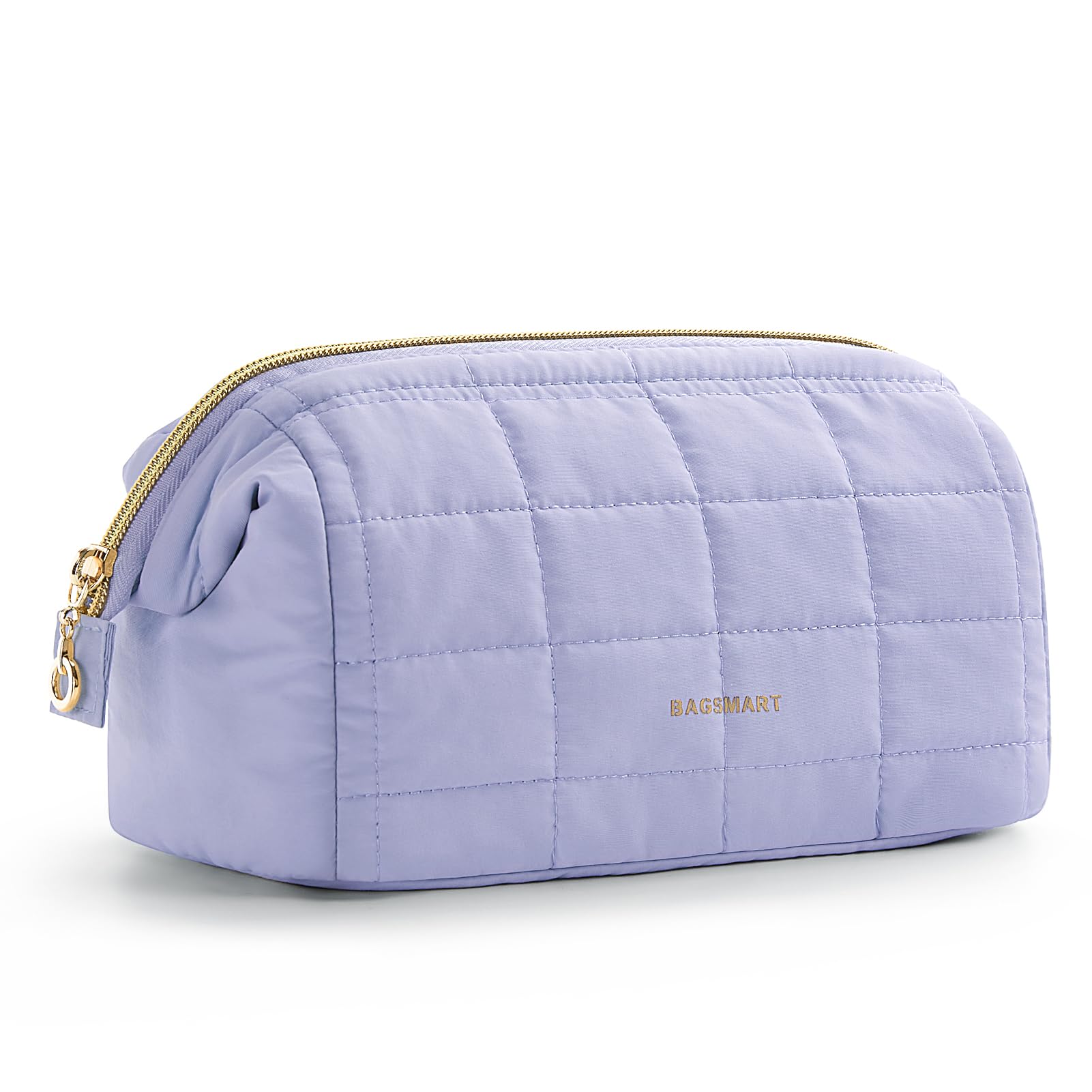 BAGSMART makeup bag wide-open design for easy access to cosmetics on the go