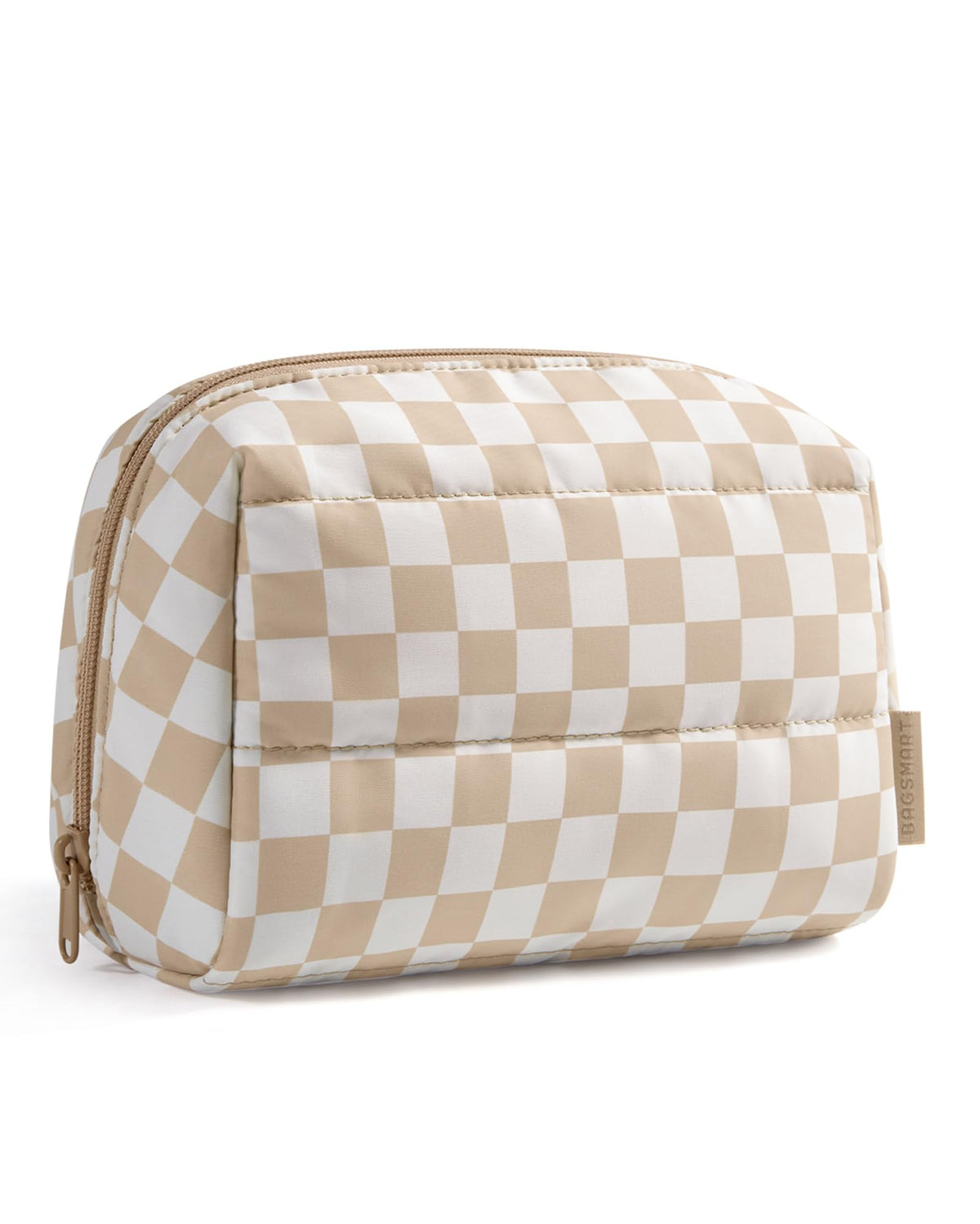 BAGSMART makeup bag wide opening for quick access to cosmetics