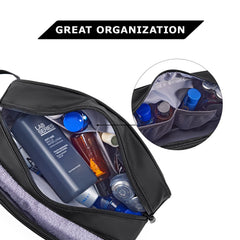 BAGSMART front waterproof pocket separates damp items during trips.