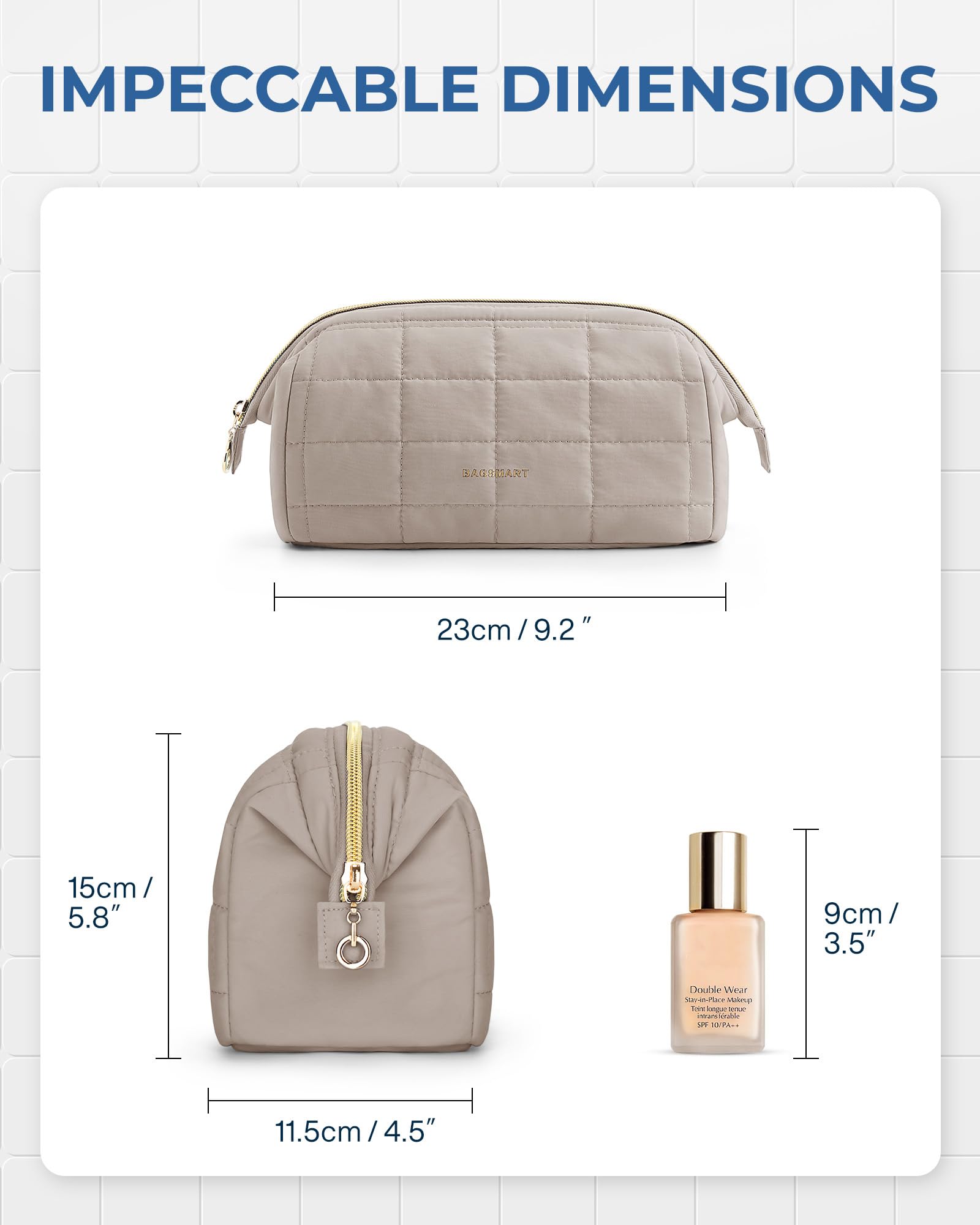 BAGSMART multi-functional organizer for purse, travel, or tech gear.