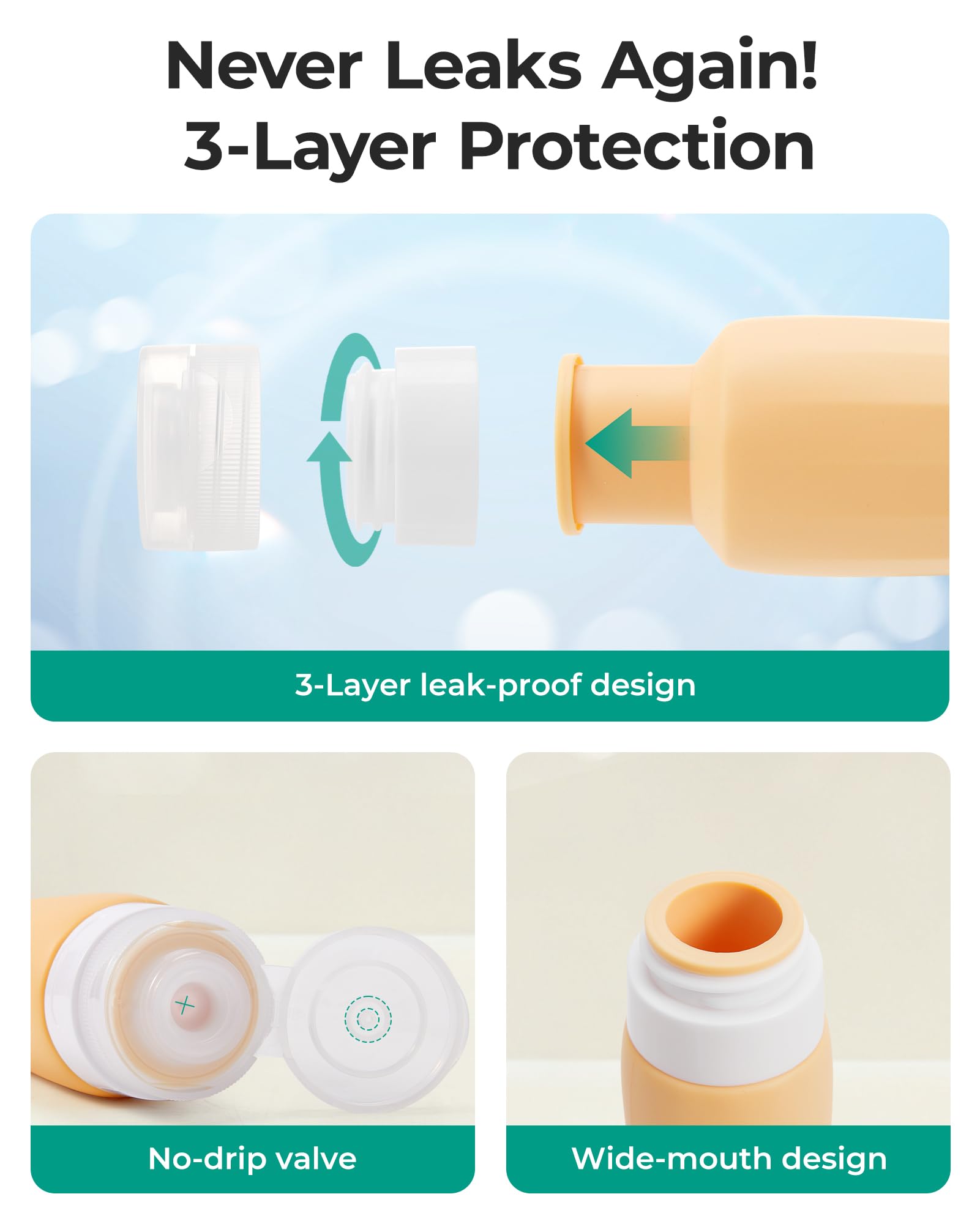 BAGSMART sprayers and jars set offers versatile storage