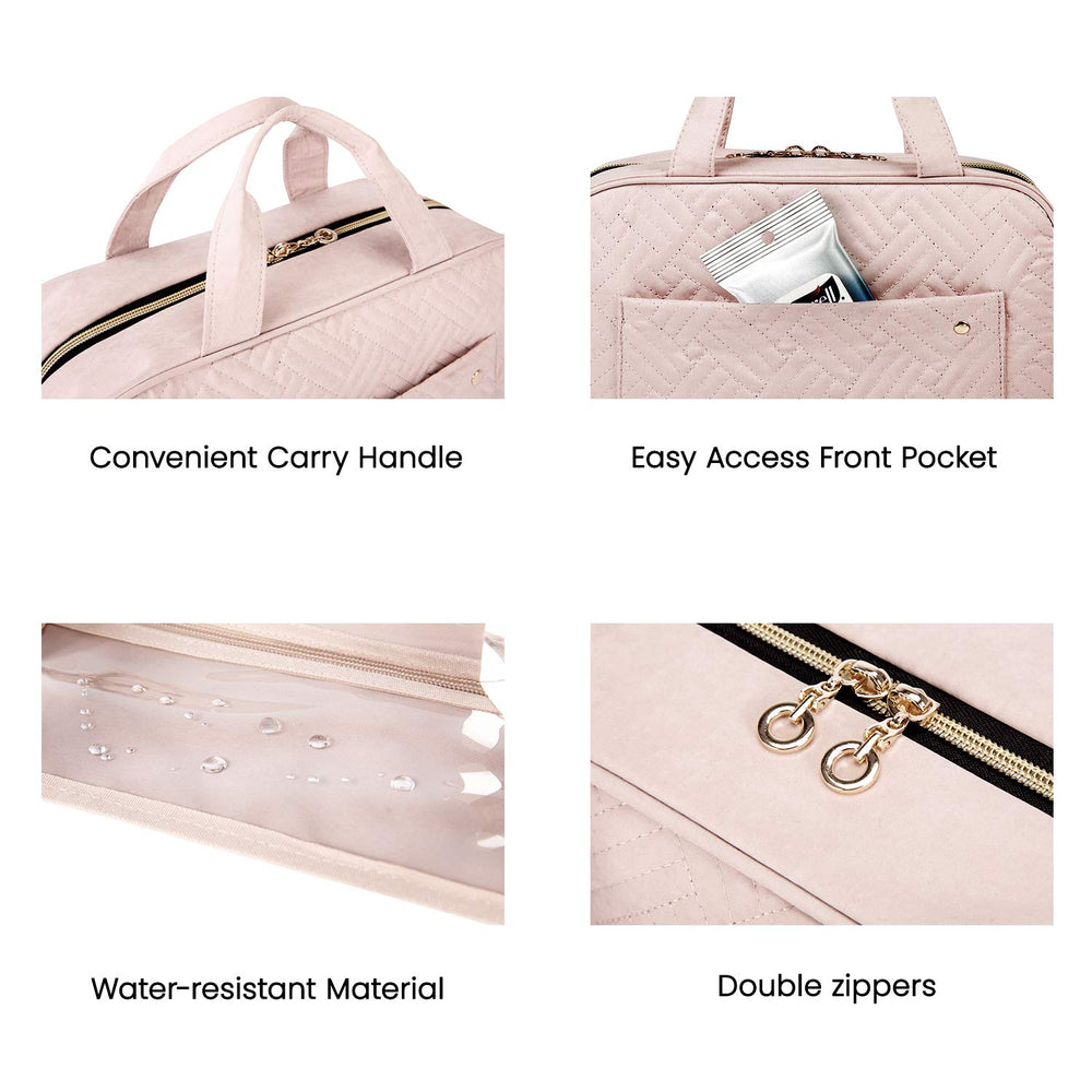 BAGSMART sturdy stitching and base help the bag stand up
