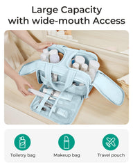 BAGSMART Taslan fabric puffy bag offers soft, premium travel storage.