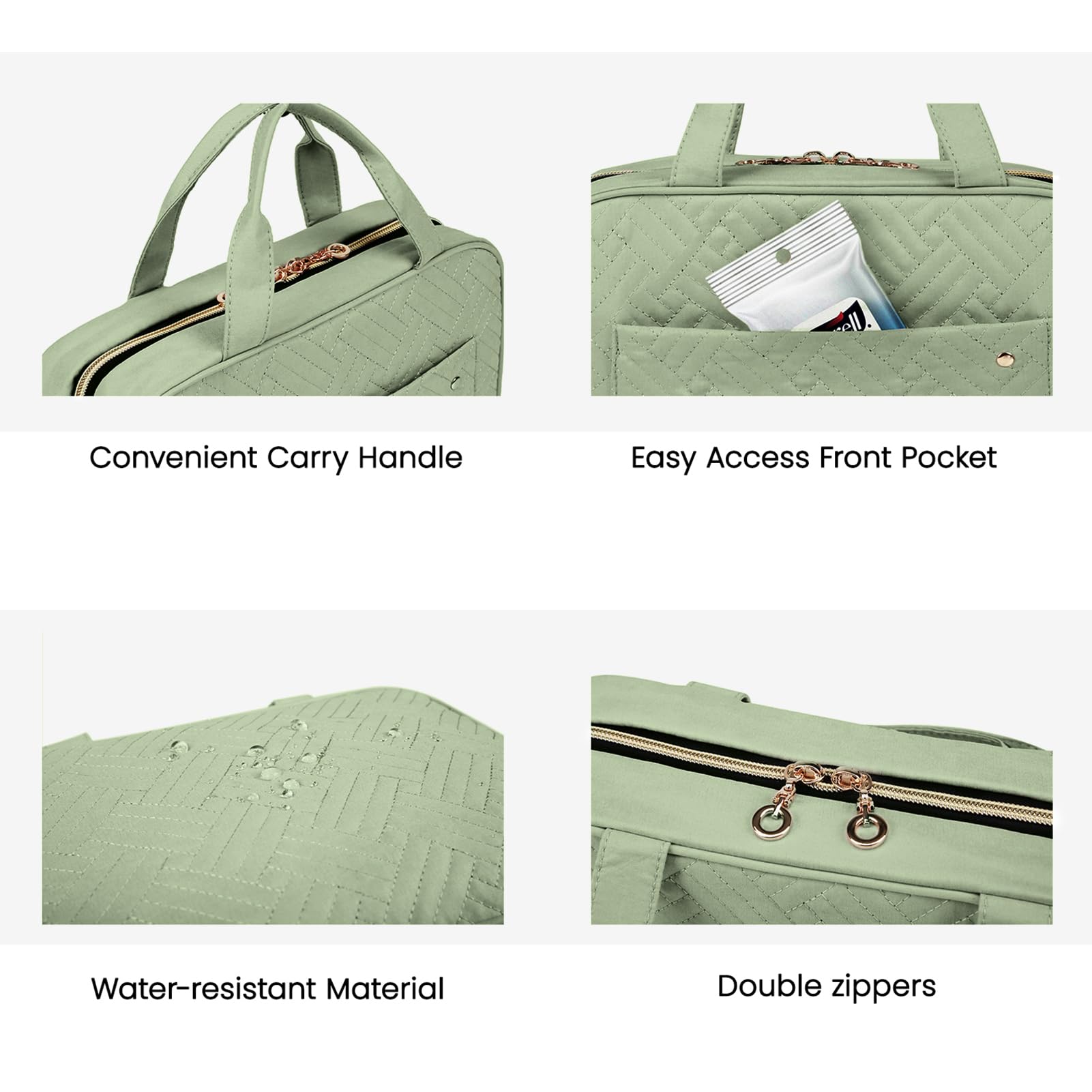 Soft padded design helps maintain shape during travel.