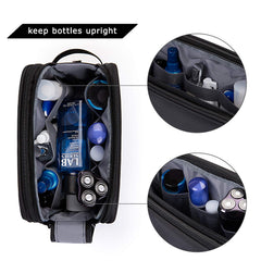 BAGSMART toiletry bag close-up of water-resistant fabric and durability