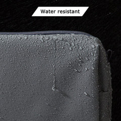 BAGSMART Toiletry Bag front waterproof pocket protects wet items.