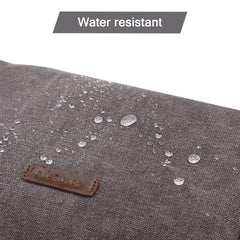 BAGSMART Toiletry Bag featuring a sturdy leather handle for easy carrying.