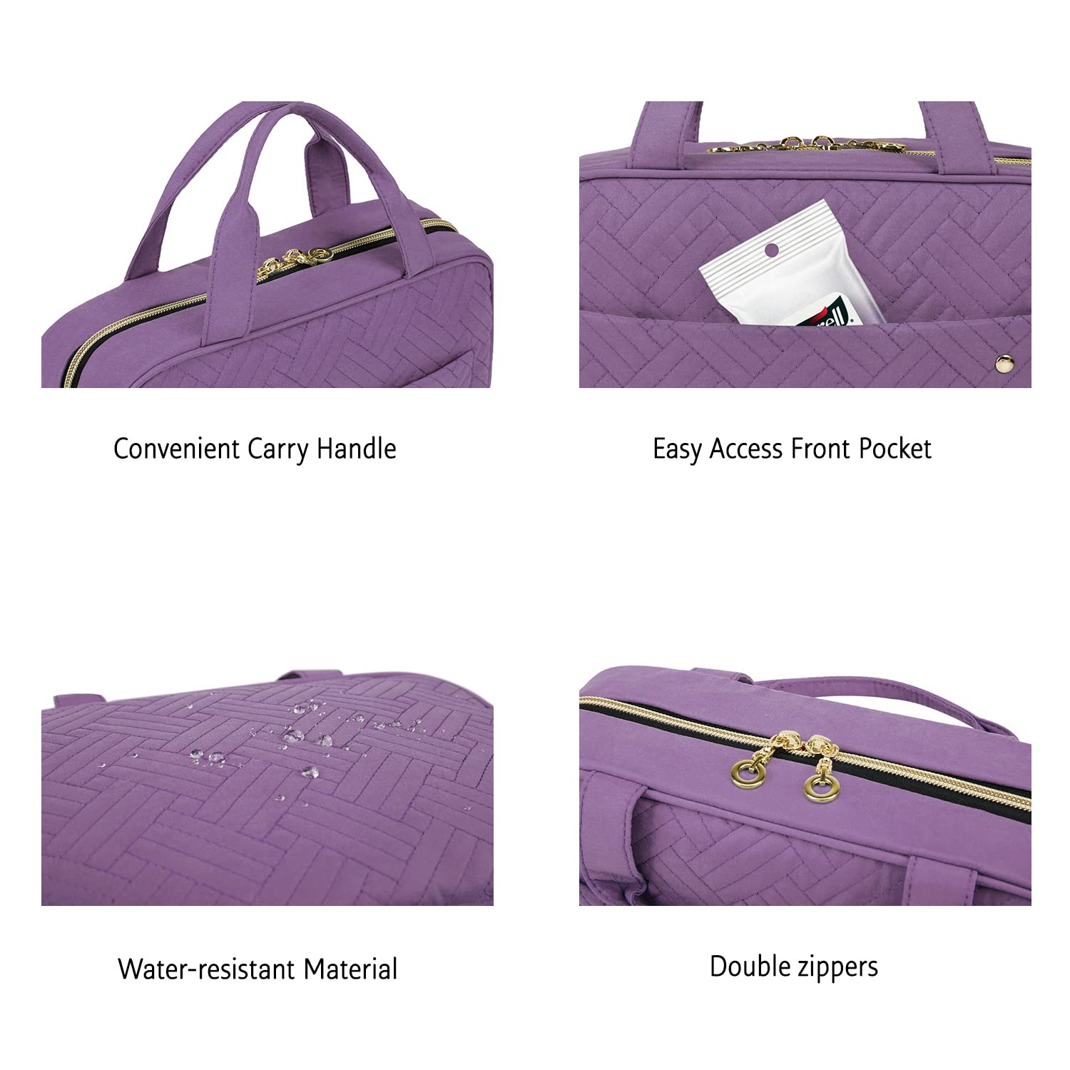 BAGSMART medium-size design fits neatly in carry-on bags.