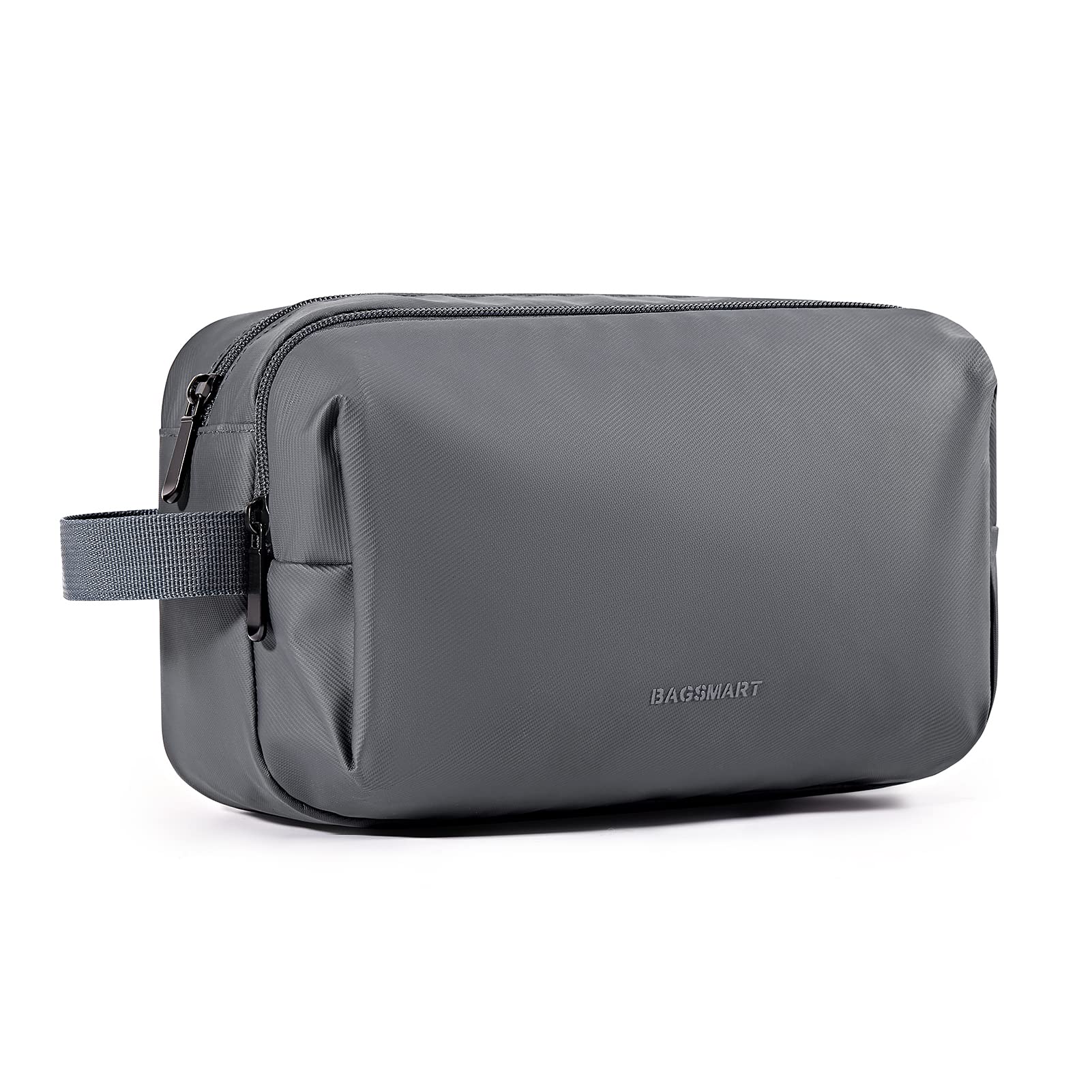 BAGSMART Toiletry Bag for Men front view, compact and travel ready.