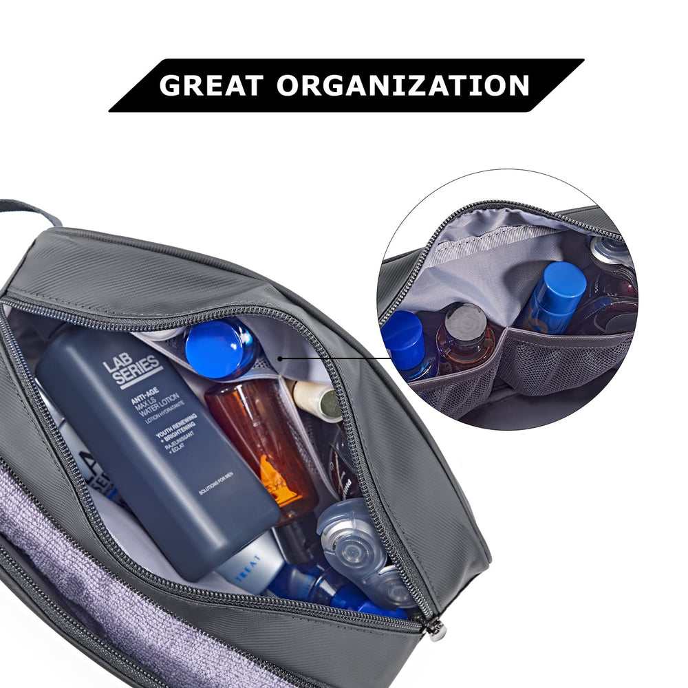 BAGSMART Toiletry Bag large capacity ideal for family travel.
