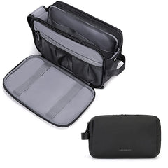 BAGSMART toiletry bag for men with large capacity keeps grooming essentials organized on trips.