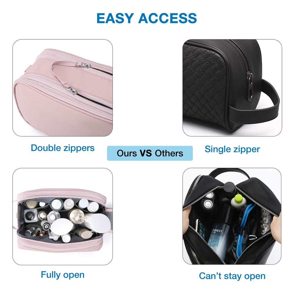BAGSMART pink medium back pocket with elastic band and zip pockets