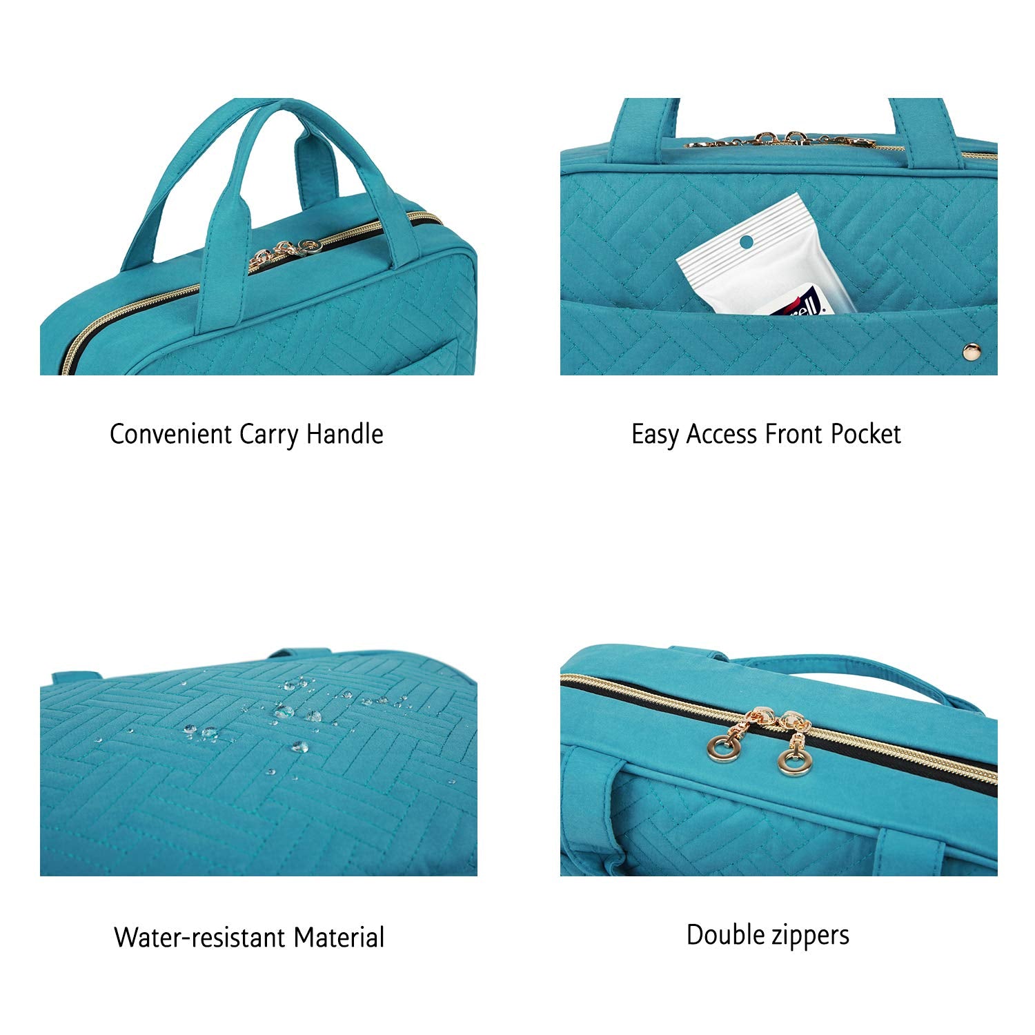 BAGSMART open dimensions show capacity for planning your packing