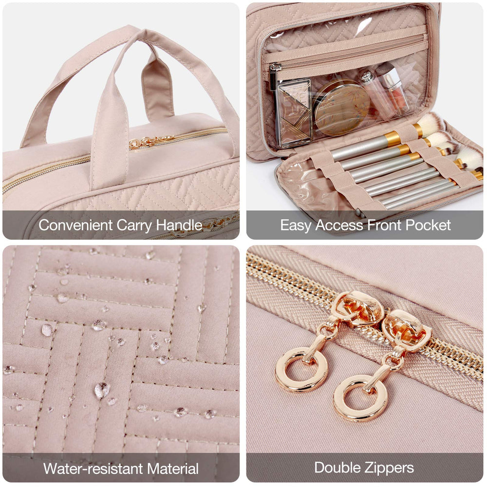 BAGSMART TSA-friendly bag follows 3-1-1 rules for security.
