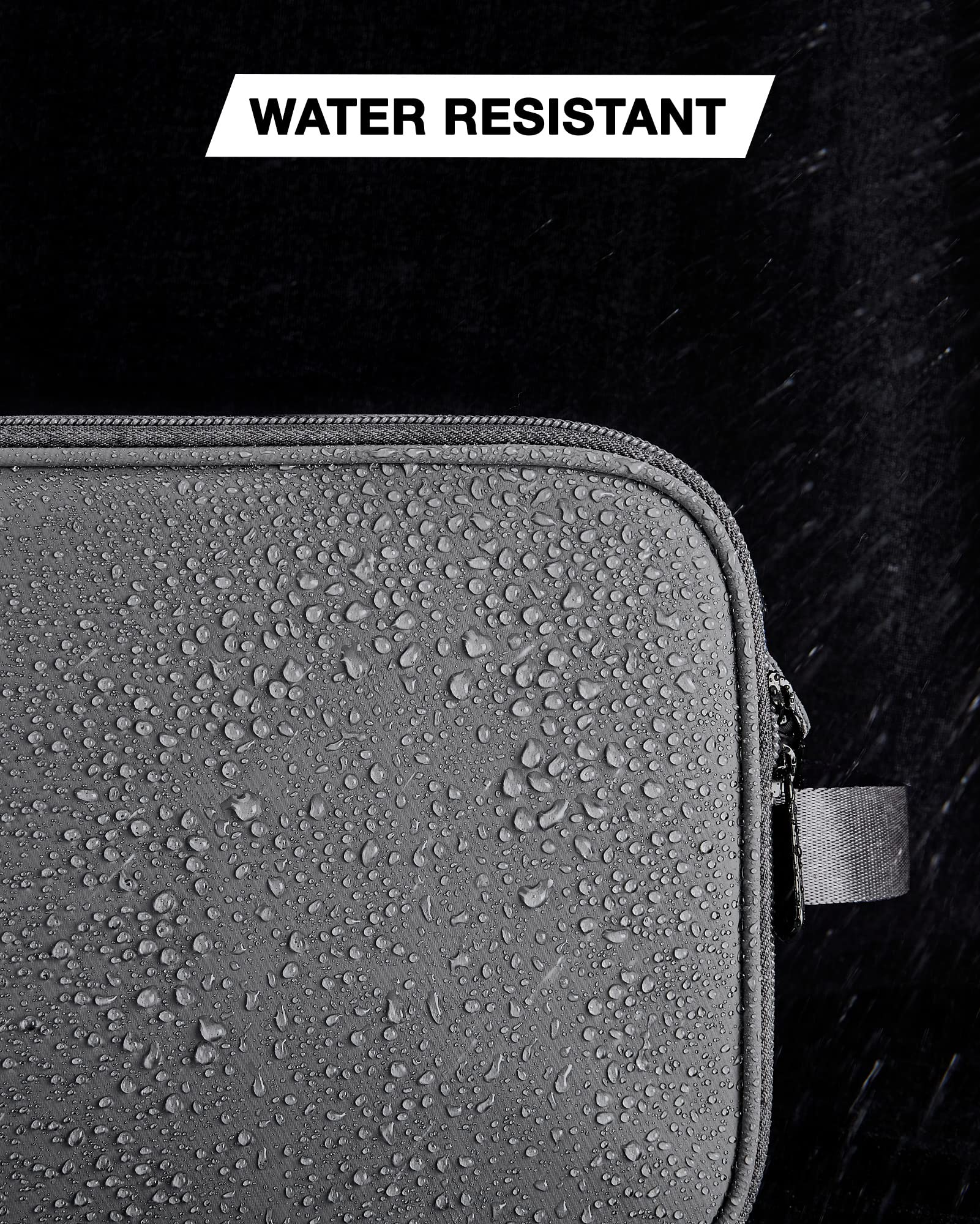 BAGSMART Toiletry Bag water-resistant material protects contents on trips.