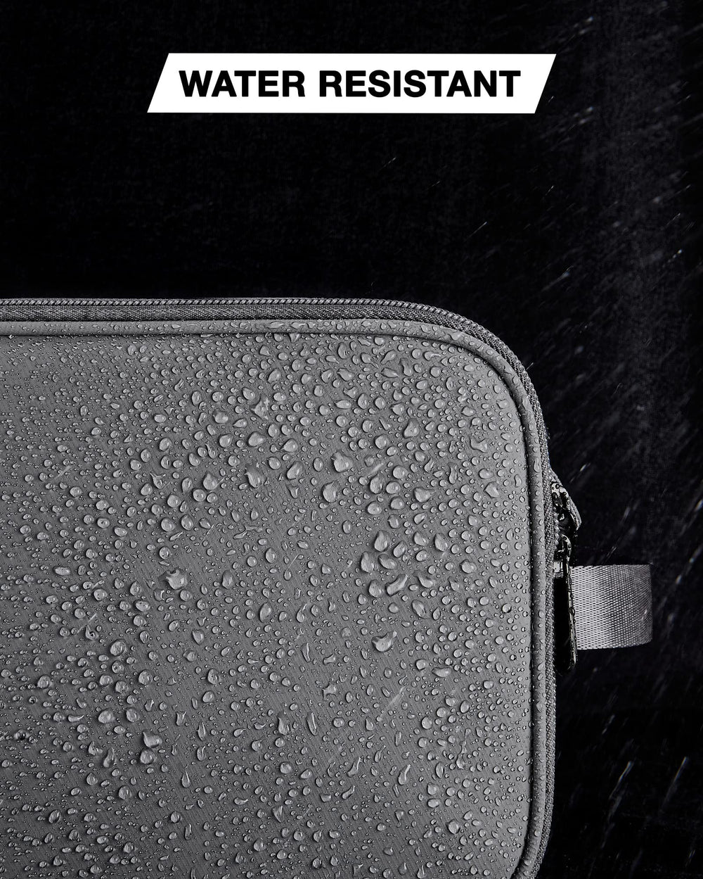 BAGSMART Toiletry Bag water-resistant material protects contents on trips.