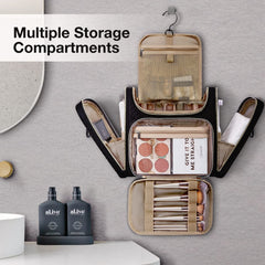 BAGSMART Toiletry Bag shows water resistant material for secure travel items