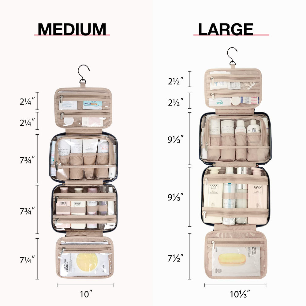 BAGSMART transparent sides give quick view of contents.