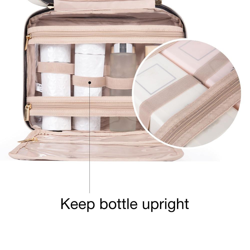 BAGSMART transparent side panel for quick content view during packing.