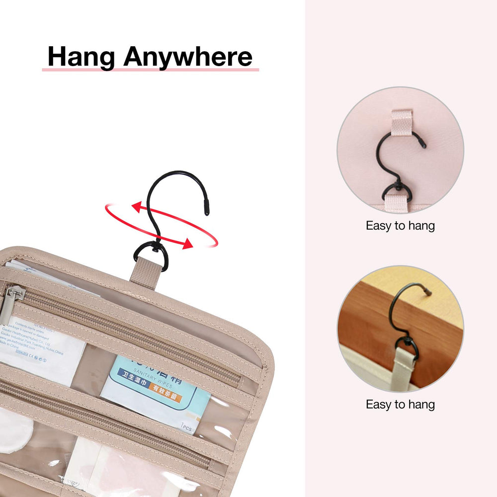 BAGSMART transparent panels offer clear visibility of contents