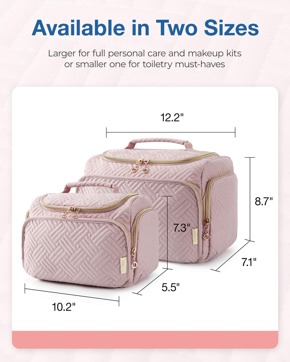 BAGSMART travel bag dry-wet separation design simplifies cleanup