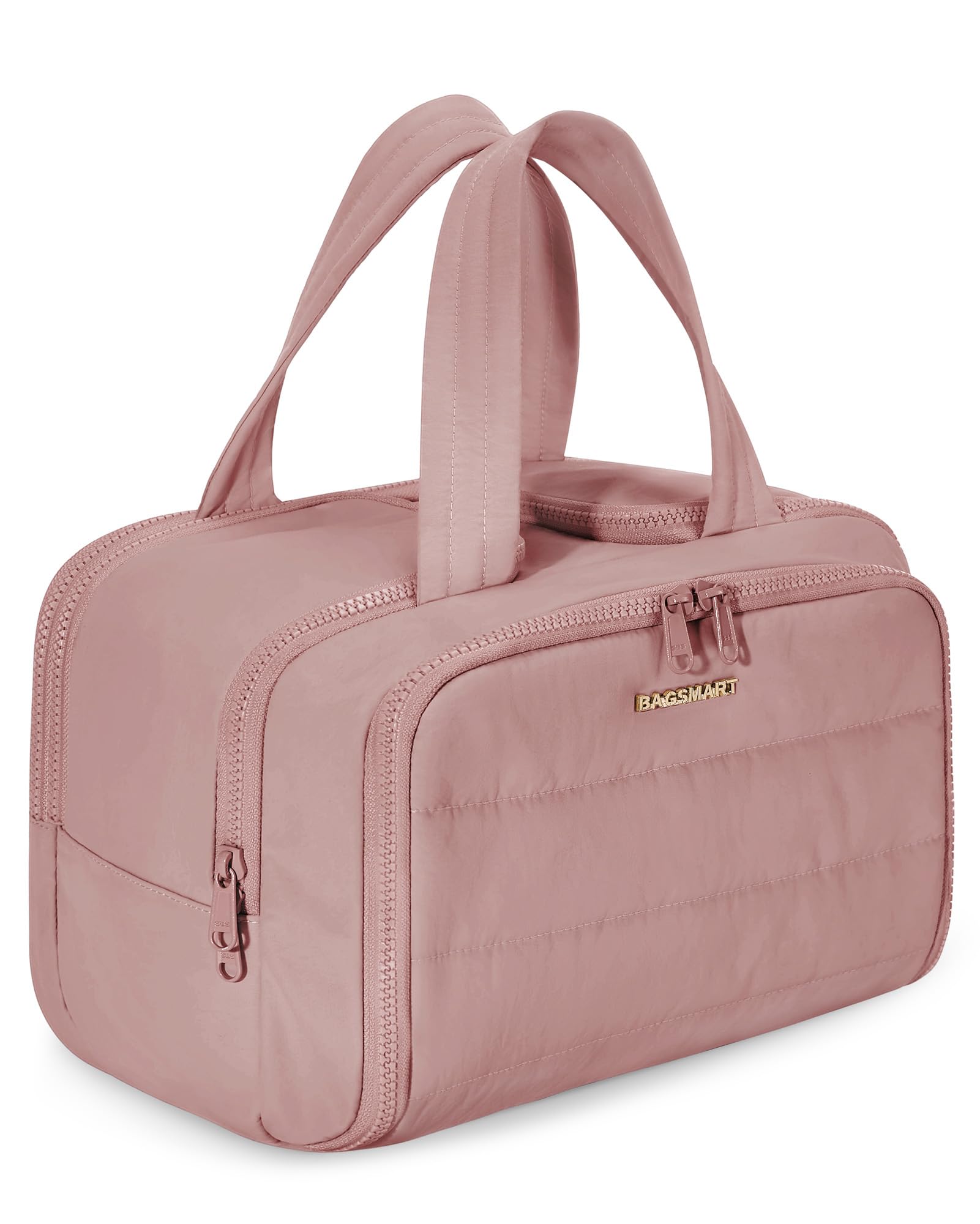 BAGSMART travel toiletry bag with large capacity for organized essentials on the go