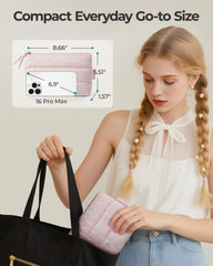 BAGSMART water resistant cosmetic case protecting contents during travel