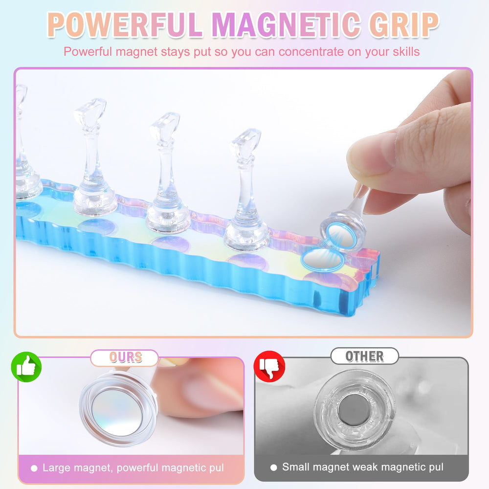 BagTeck pinky sized nail stand designed for small nails and accurate placement.