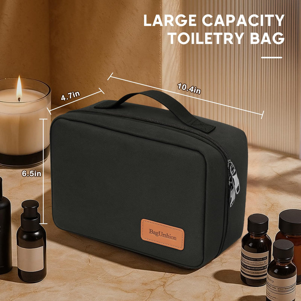 BagUrshion internal dividers with elastic pockets keep bottles upright