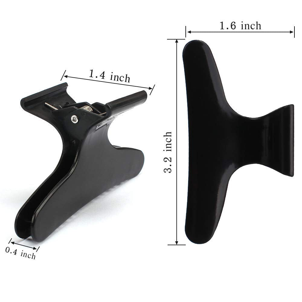 Bahaby clip cabello mariposa dientes fijos profesional para estilismo preciso