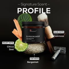 BAHAWAT barbershop scent on beard for a fresh look