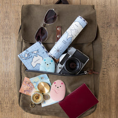 BAIKAFU jabón en papel para viaje, tamaño compacto en mochila.