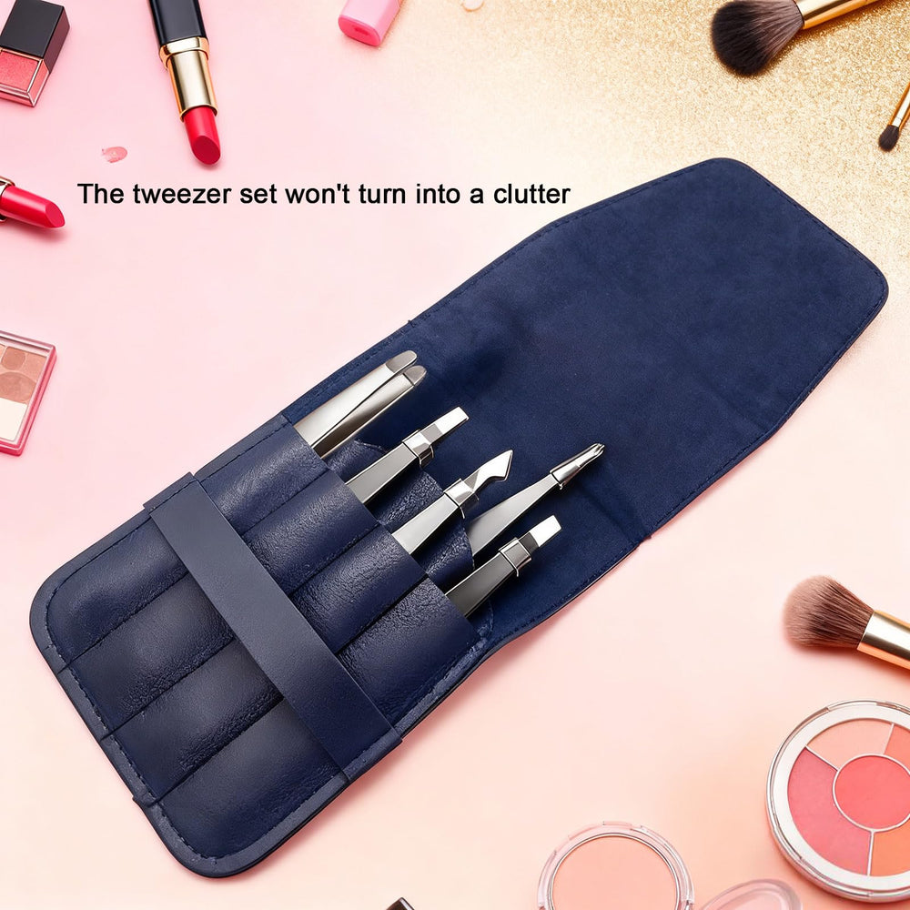 BAILALIBO round-tip tweezers provide gentle grip for delicate brows and splinters.