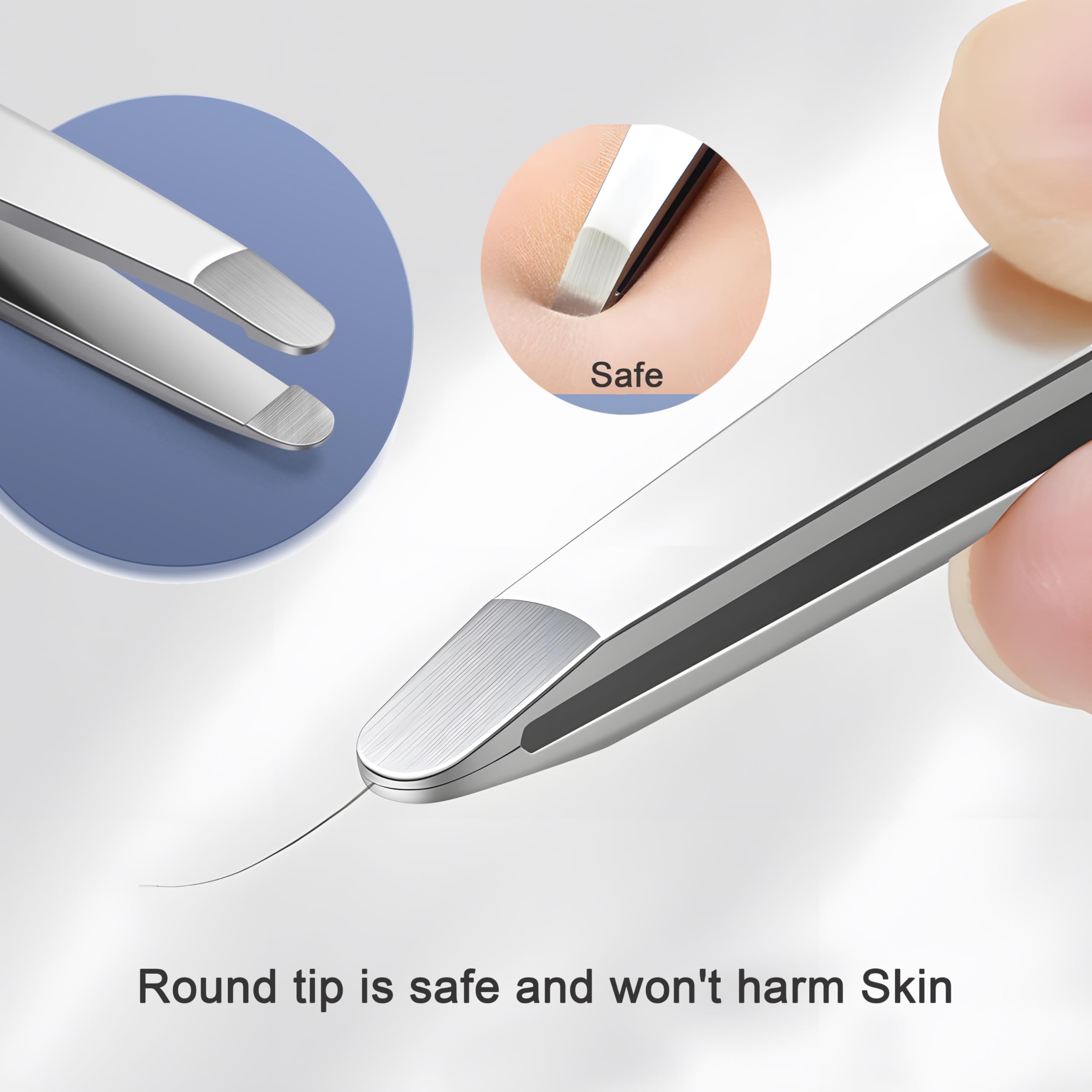 BAILALIBO slanted tweezers offer precise brow shaping with controlled plucking.