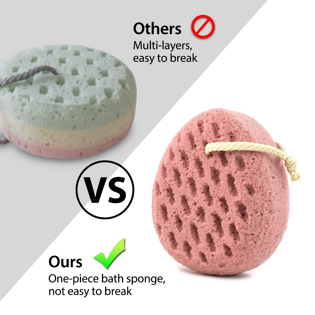 BAIMEI IcyMe bath sponge gift-ready packaging ideal present.